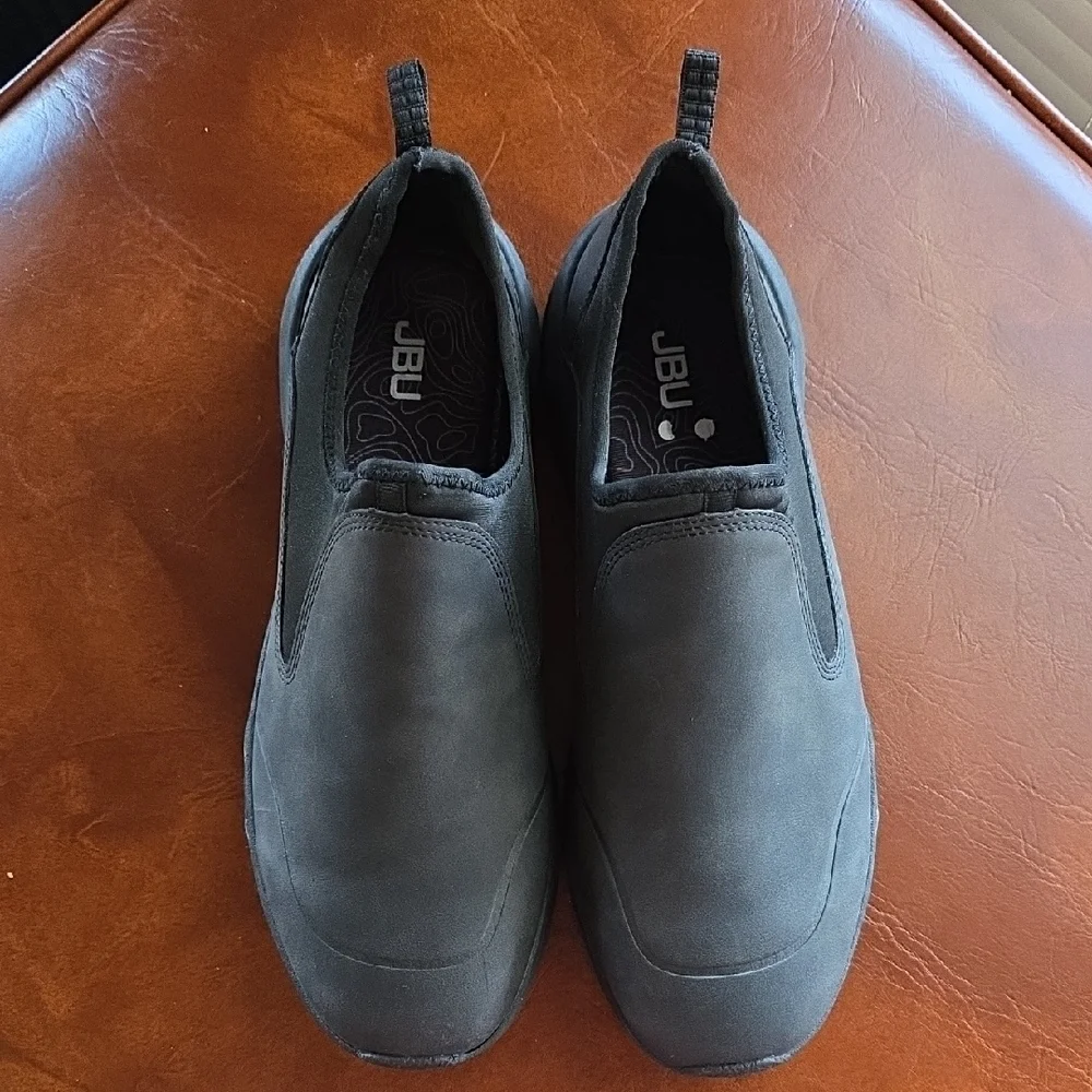 JBU Men's Darren Charcoal Slip-On Loafers